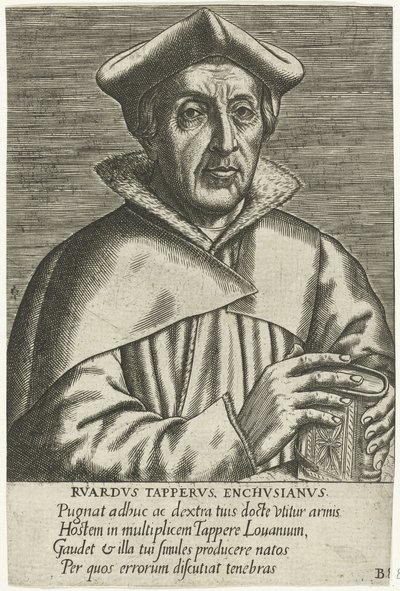 Portrait of Ruard Tapper by Philip Galle